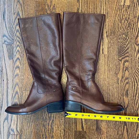 Nine West Leather Saddle Boots - Picture 6 of 9